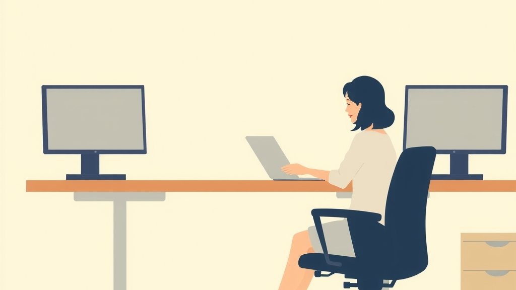 決められた分だけ、淡々と仕事をこなす社員